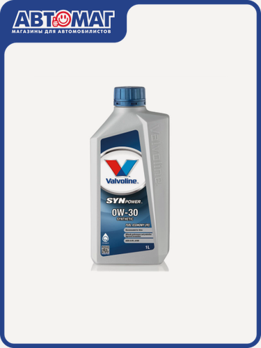 Изображение товара Масло моторное синтетическое Valvoline SYNPOWER FE 0W-30 (1л) (арт. 872560) VALVOLINE VAL-0W30FE-1L