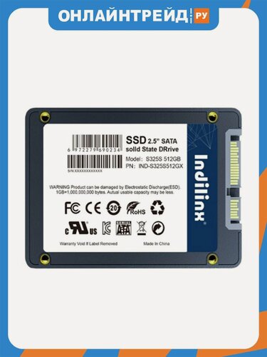 Изображение товара SSD диск Indilinx S325S, 512Гб , 2.5", SATA (IND-S325S512GX)