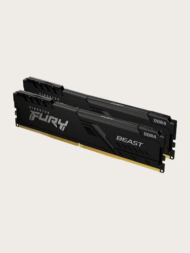 Изображение товара Оперативная память Kingston DDR4 32Gb (2x16Gb) 3200 MHz pc-25600 FURY Beast Black (KF432C16BB1K2/32)