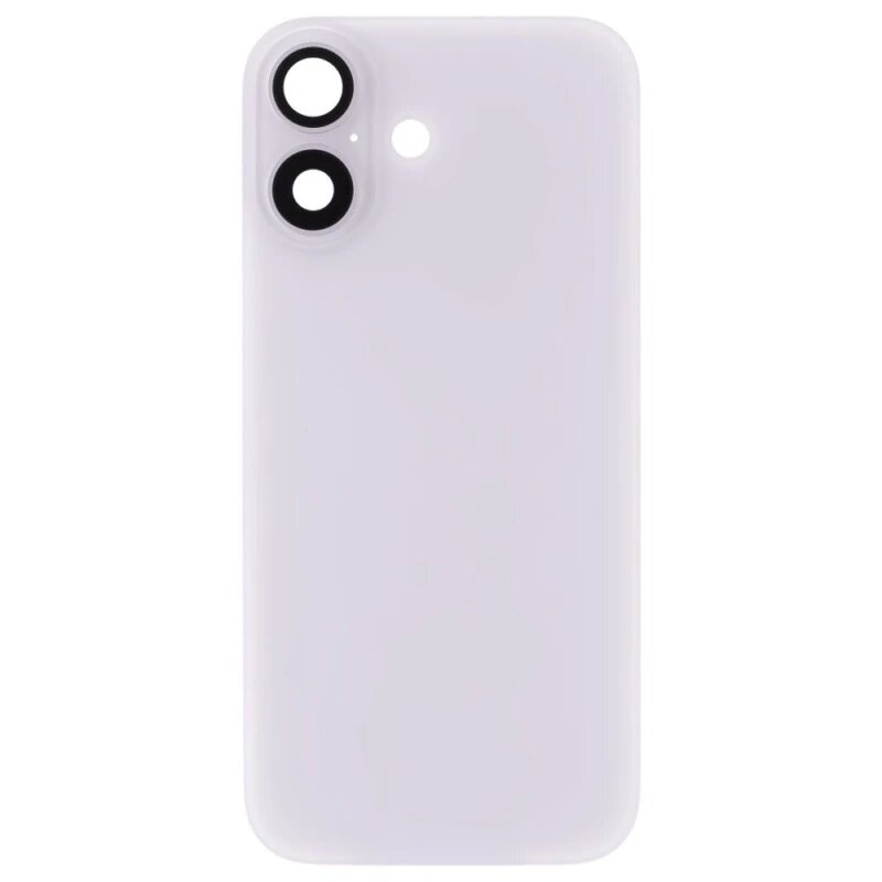 Задняя крышка для Apple iPhone 17 (SIM + eSIM) / iPhone 17 (eSIM) (белый) (в сборе со стеклом камеры) (Premium)