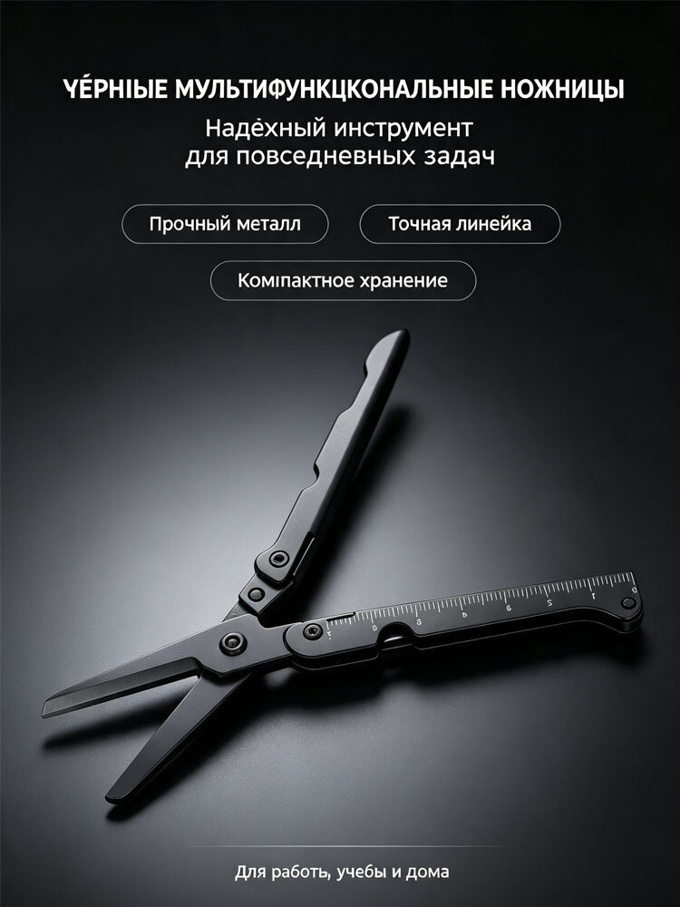 Ножницы 14.5 см, 1 шт.