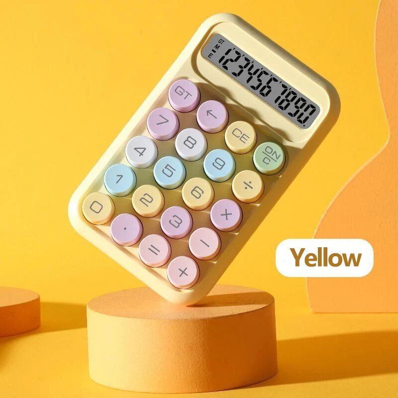 Калькулятор механический Yellow, 10 клавиш