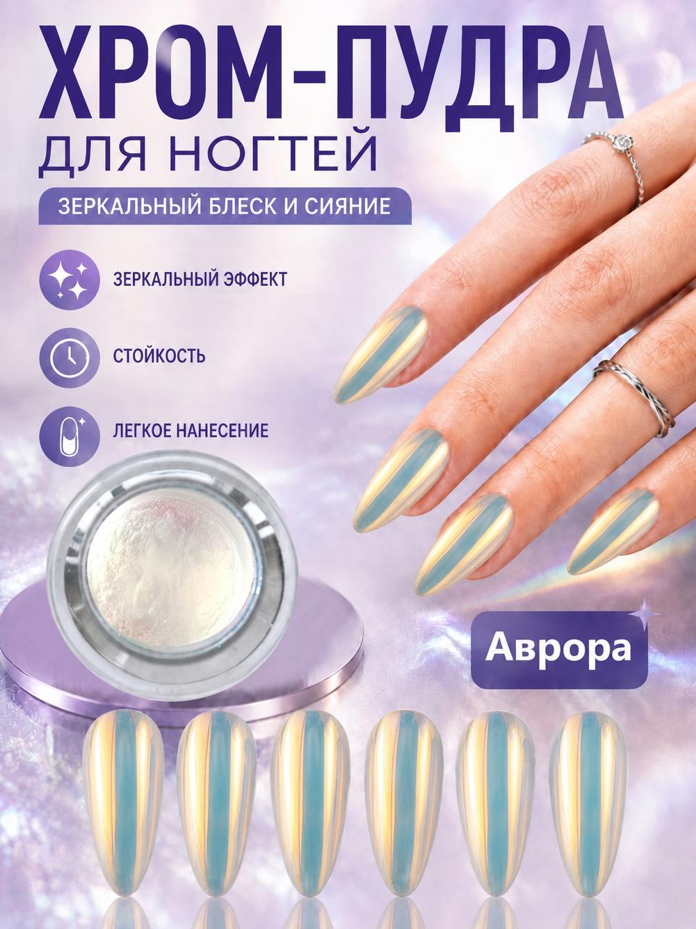 Макияж своими руками тени для век aurora pearl powder, пудра для ногтей