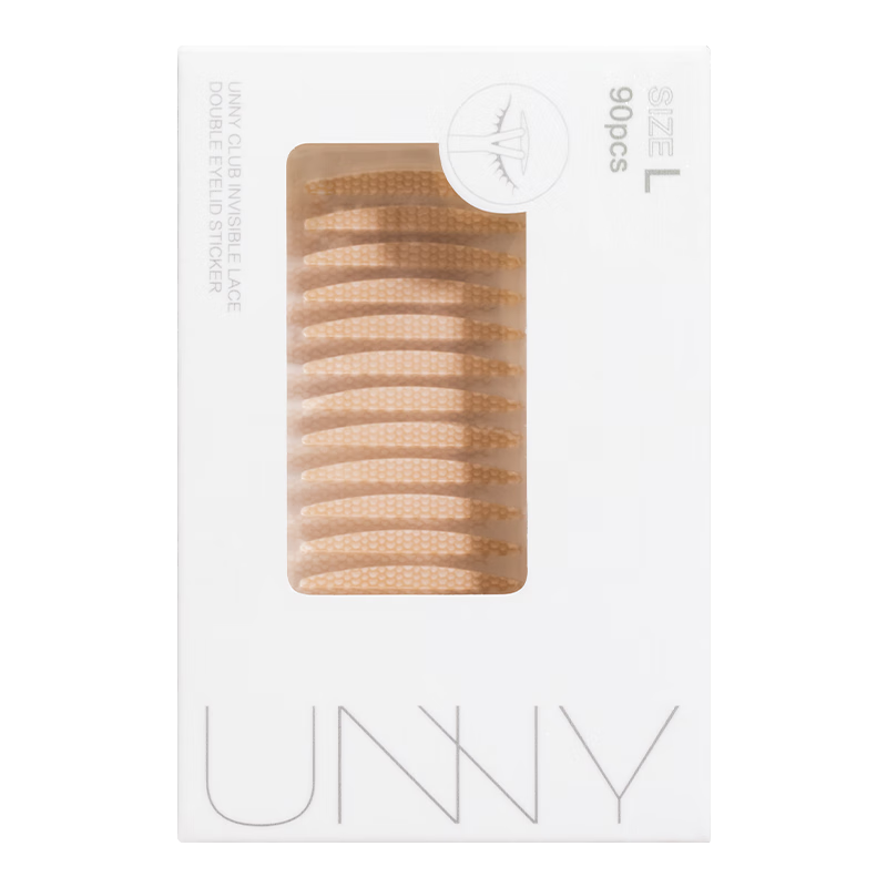 Unny Club Кружевные ленты для двойного века L размер 90 штук прозрачные для мужчин и женщин новичков Продукт：90