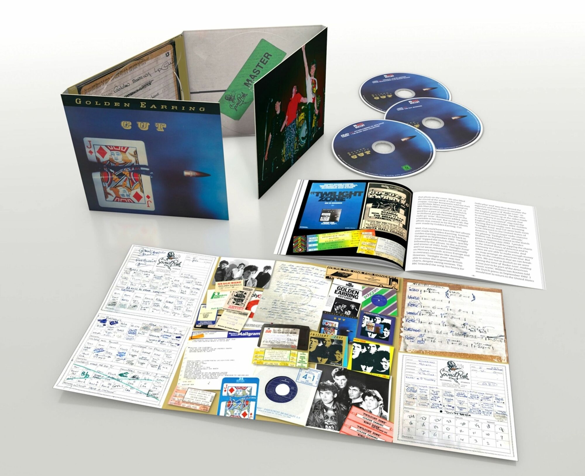 Музыкальный диск Golden Earring - Cut - deluxe (32CD+DVD) 2023, Digipack, Deluxe