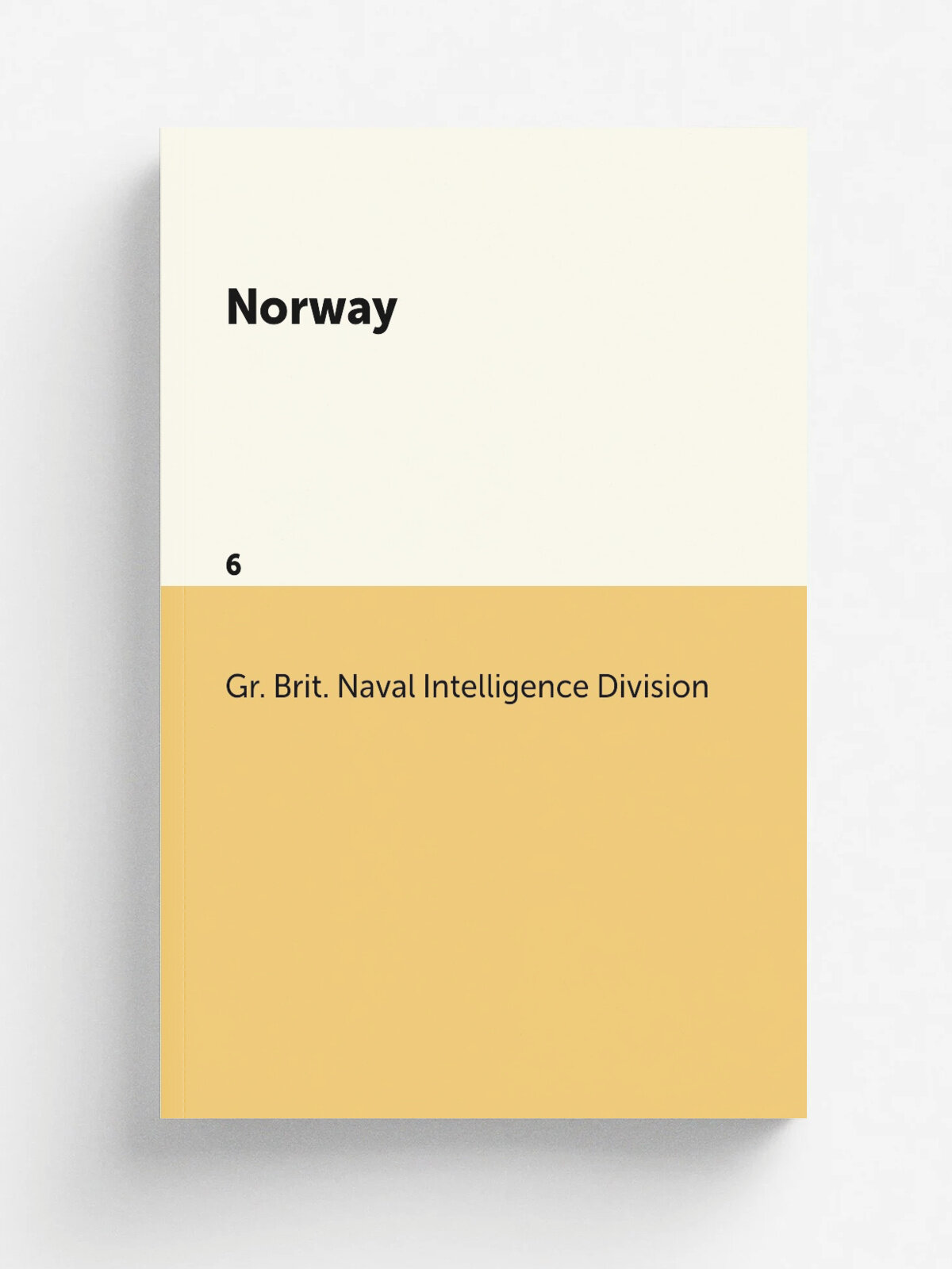 Norway. 6 | Gr. Brit. Naval Intelligence Division | 1942 | London. | Репринт