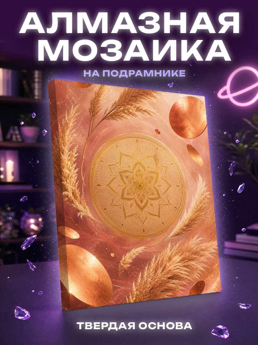Алмазная мозаика Мандала Энергия легкости
