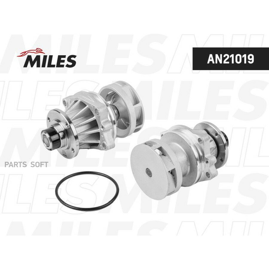 Помпа BMW E36/E46/E34/E39/E38/E60/E65/E83 2.0-3.0 R6 24V 89- Miles MILES AN21019 | цена за 1 шт