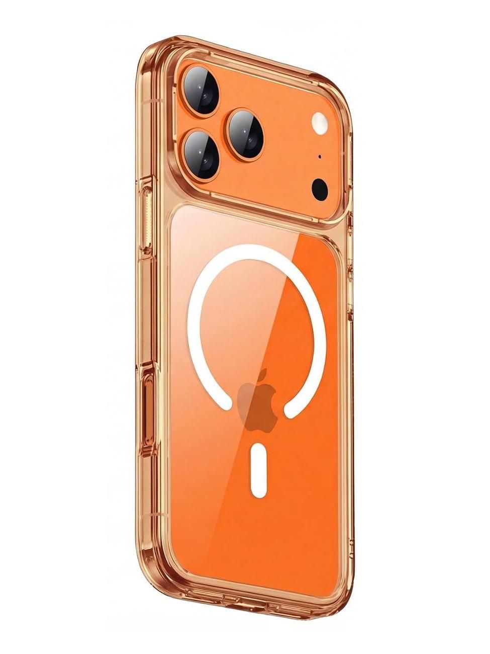 Чехол для смартфона, телефона Gurdini Чехол накладка iPhone 17 Pro Max 6.9" Gurdini Alba Series Protective with Magsafe Orange
