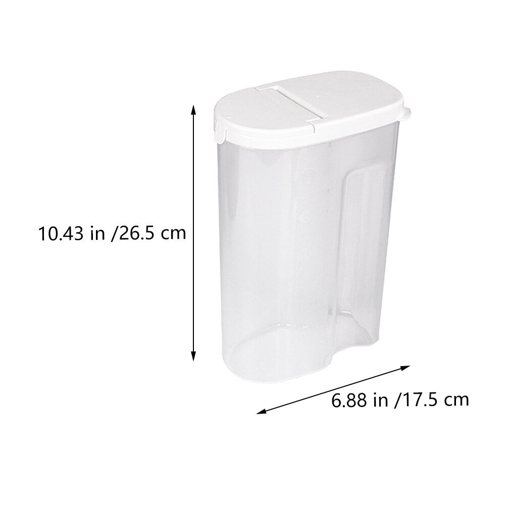 Белая Крышка Для Хранения Еды Объемом 26.5x17.5 Cm Из Продуктового Материала С Закрытой Упаковкой