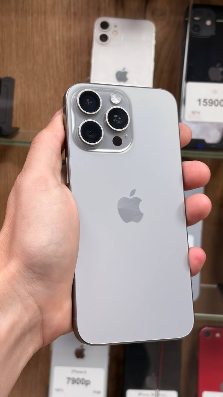 Смартфон Apple iPhone 15 Pro Max 256Gb, Dual: Nano-Sim + E-Sim, Natural Titanium