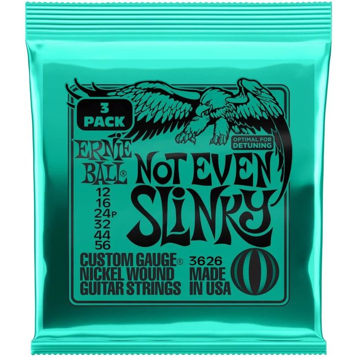 Ernie Ball 3626 3 комплекта струн для 6-струнной электрогитары 12-56