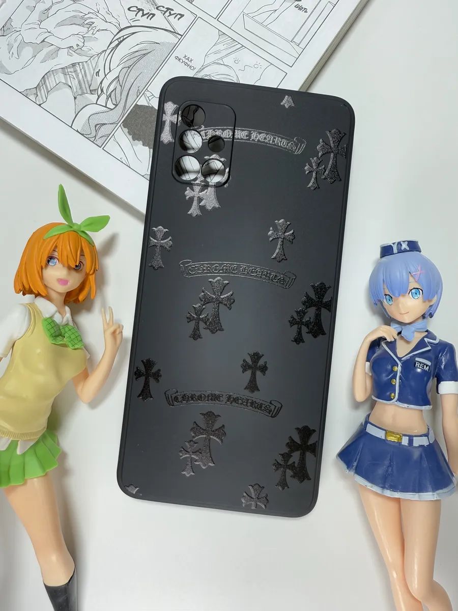 Чехол-Накладка для смартфона Samsung Galaxy A51, материал силикон, цвет черный