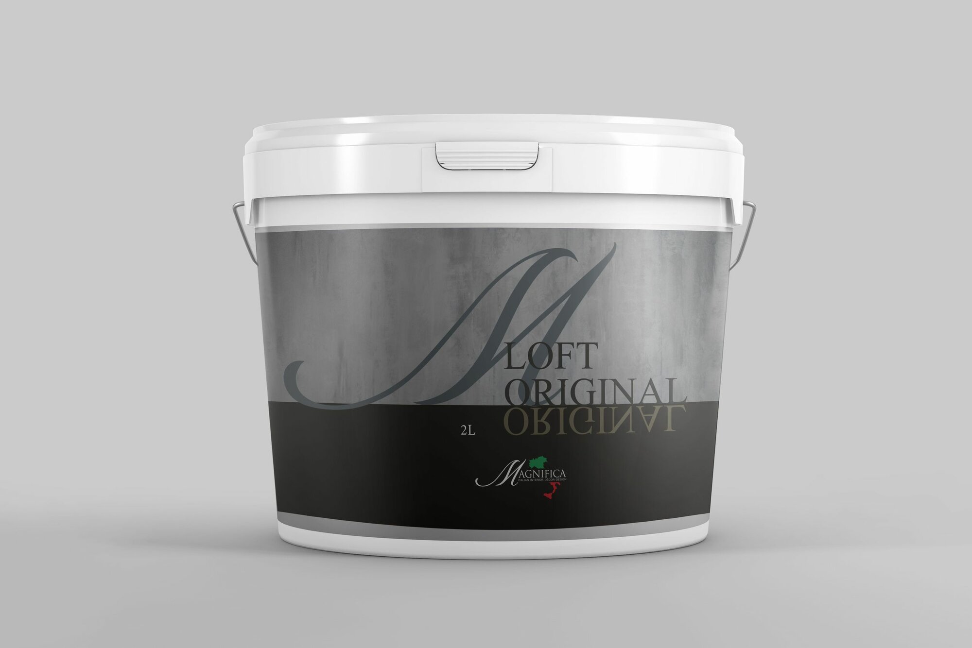 Краска для стен декоративная Loft original (эффект бетона) 2л