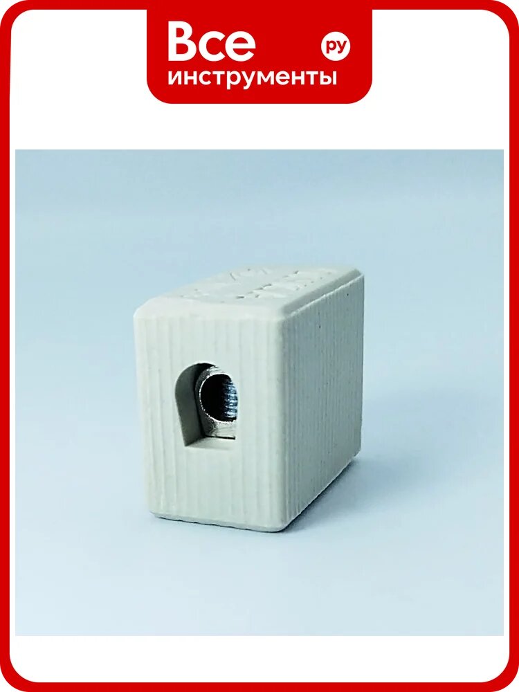 Клемма керамическая Onka No.3/1, 1 полюс, 6.0 - 10,0 мм² 1070011