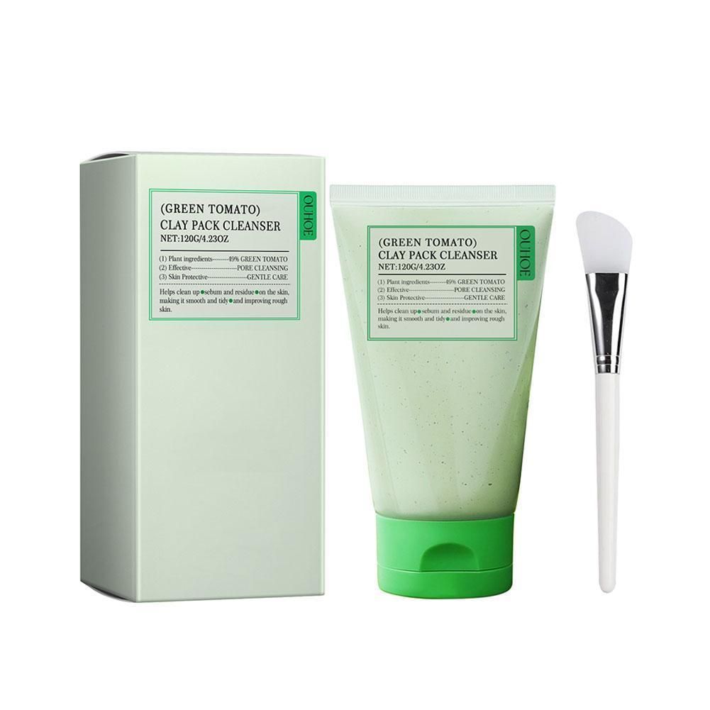 OUTOE Маска для лица с зеленым томатом, 120 г