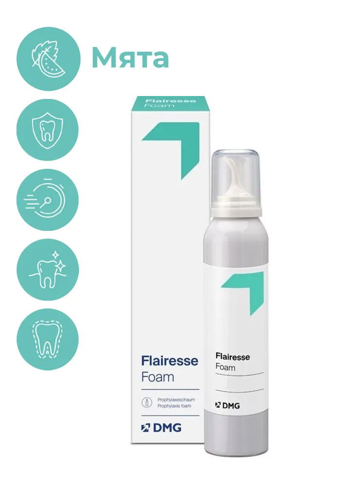 Flairesse Foam (Флайресс) пенка профилактическая со вкусом мяты 125 г, DMG