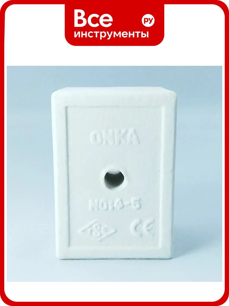 Клемма керамическая Onka No.4-5/2, 2 полюса, 16.0 - 25,0 мм² 1070014