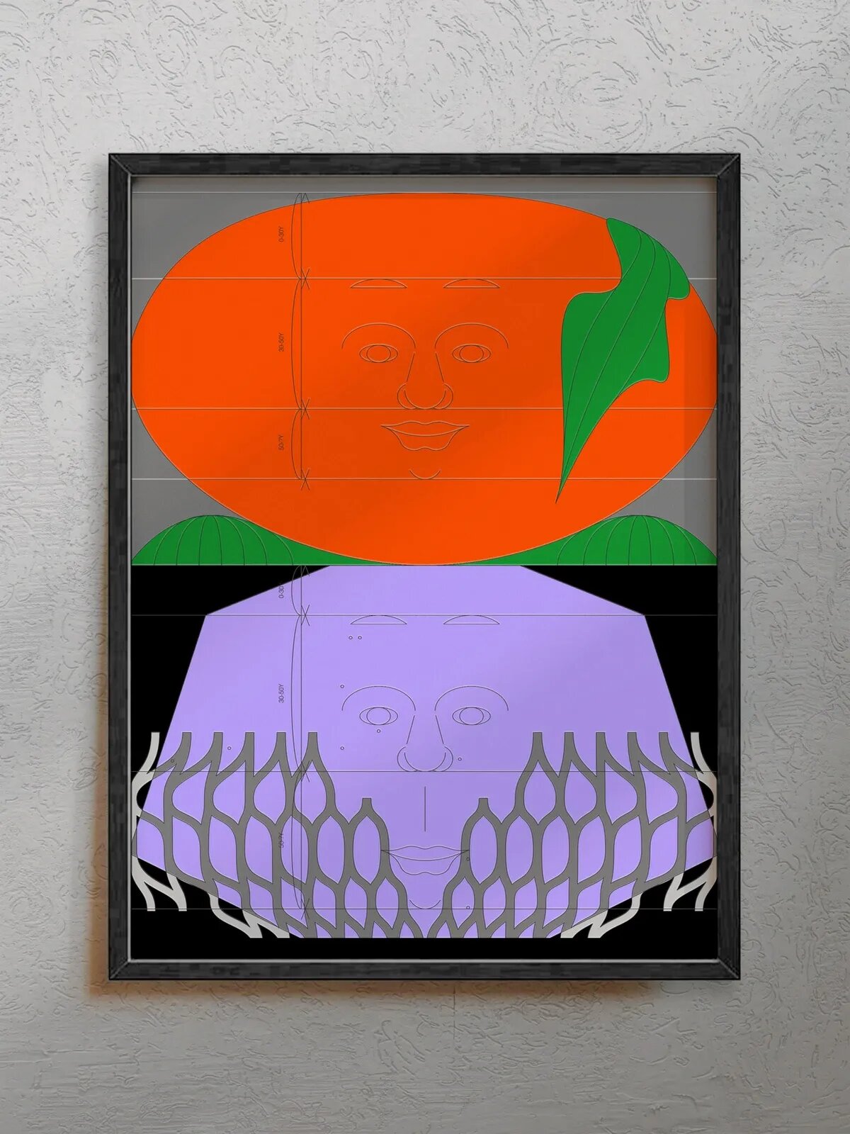 Интерьерный постер "Life" в стиле pinterest, формат 30x40 см