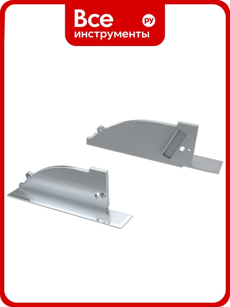 Правая заглушка Arlight для ALM-ARC-SIDE серая с отверстием 026792