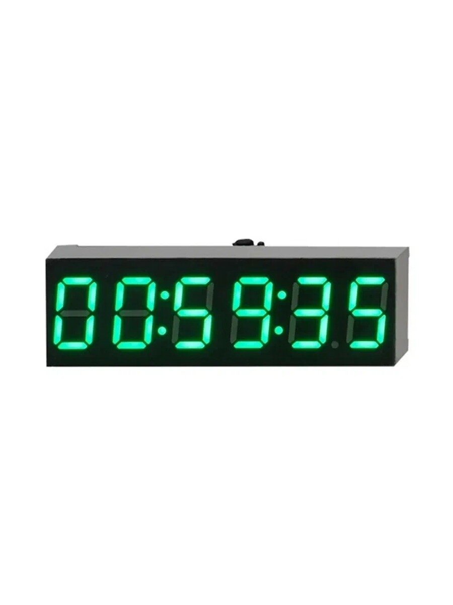 S8(H R C F) 0,36-Дюймовые 6-Битные Часы, Светодиодные Электронные Часы Со Вторым Модулем Дисплея-A