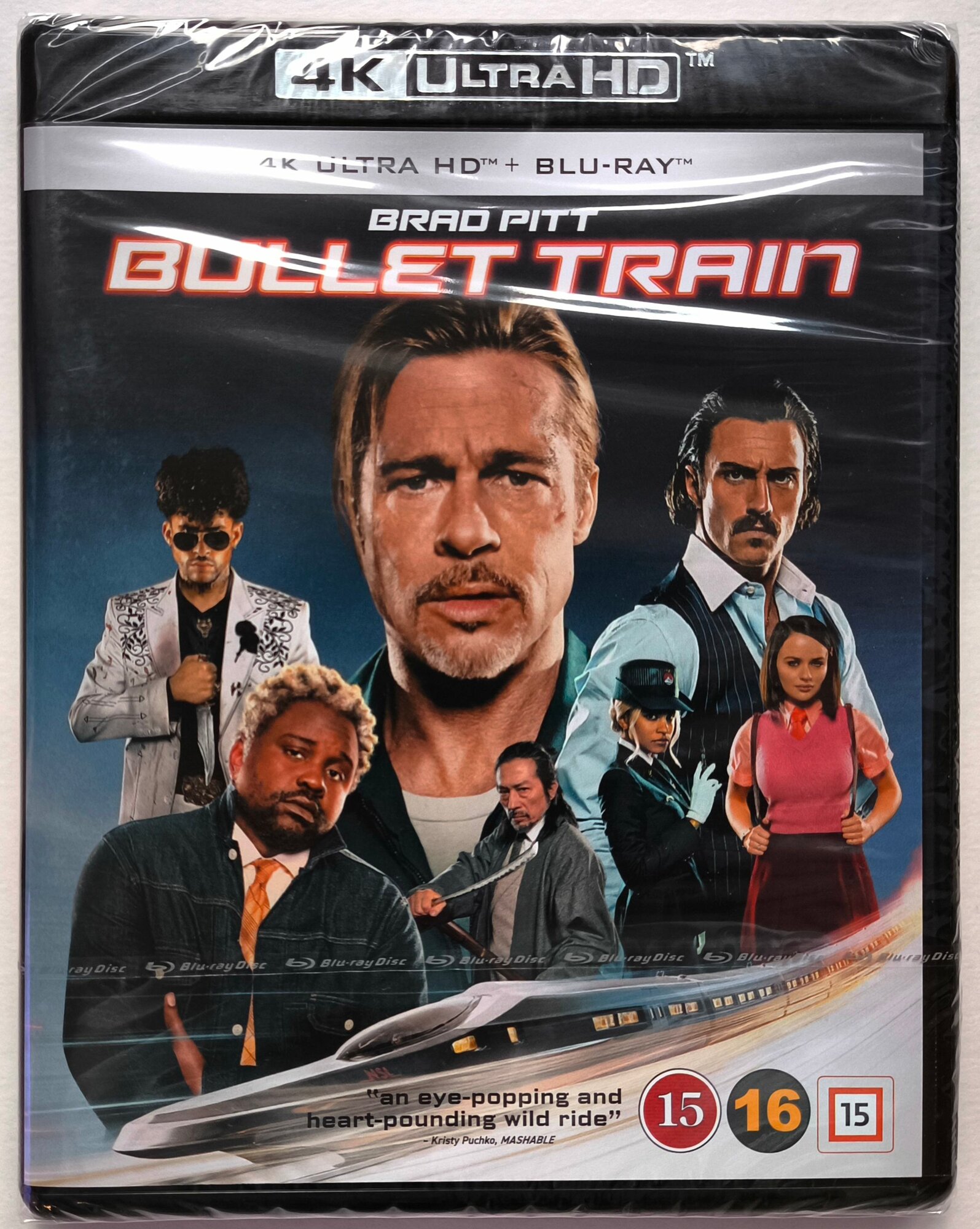 4K Ultra HD Blu-ray. Быстрее пули. Фильм 2022 года. Боевик, триллер, комедия.