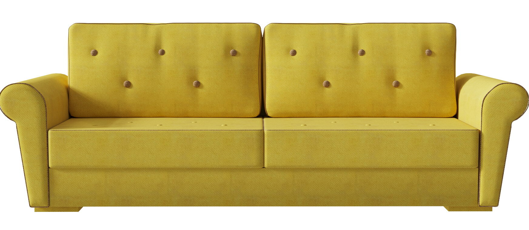 Artum Диван прямой Челси Yellow