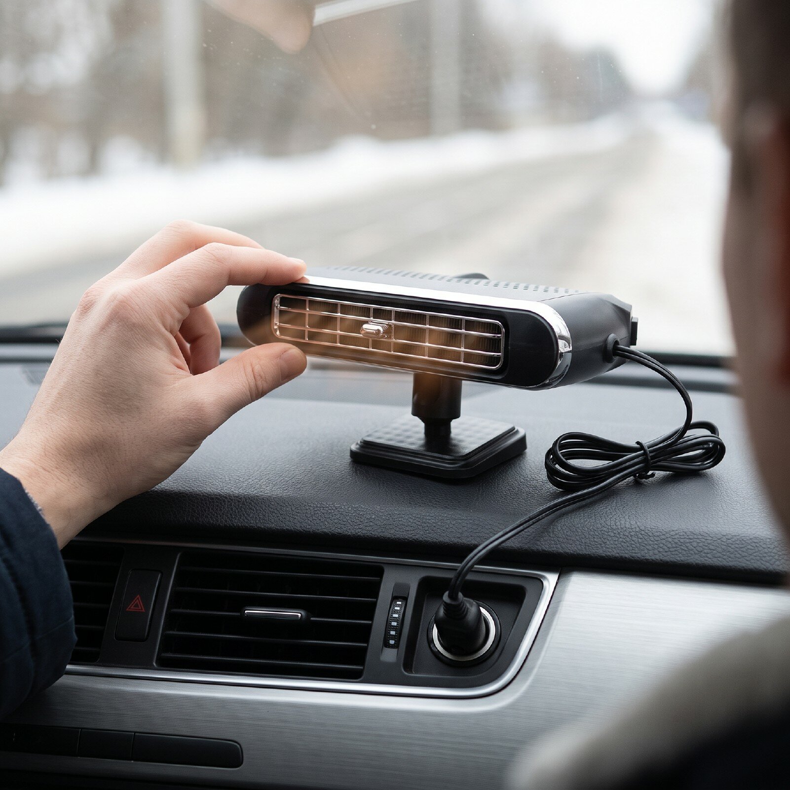 Обогреватель для автомобиля, 12V, портативный, быстрое размораживание, для зимы