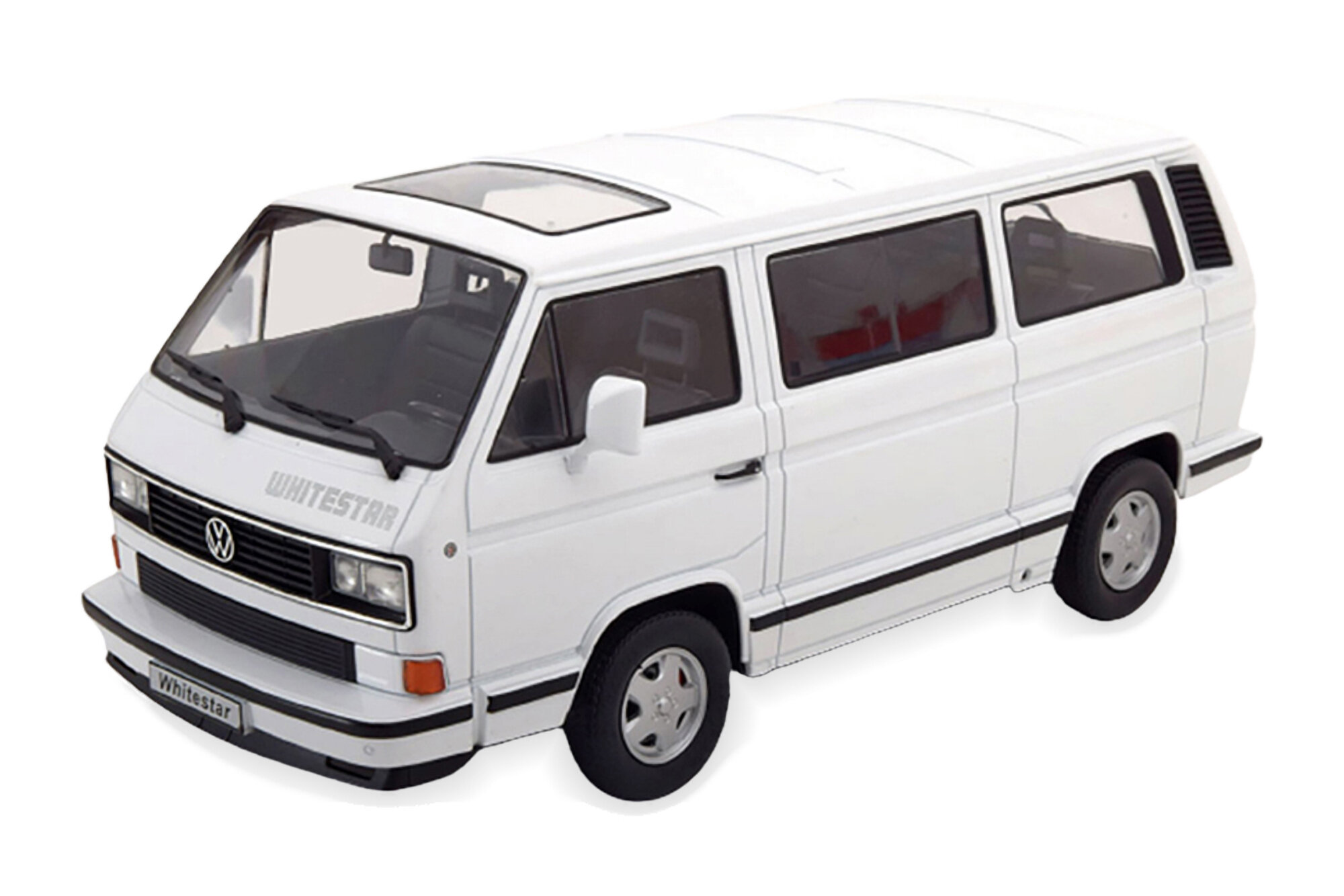 Модель коллекционная KK-SCALE Vw volkswagen bus T3 white star 1993 white limited edition 500 pcs