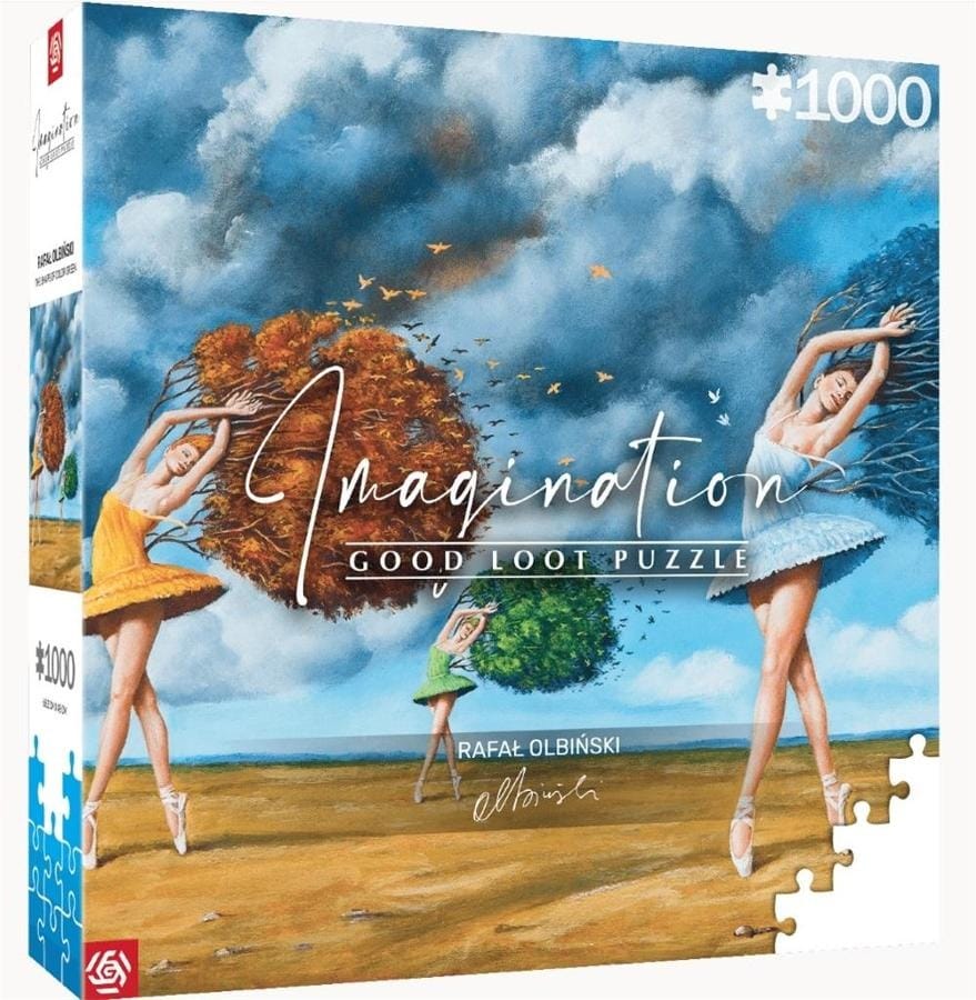 Пазл Good Loot The Shape of Color Green, Ольбиньский, 1000 элементов, 48x68 см, зеленый