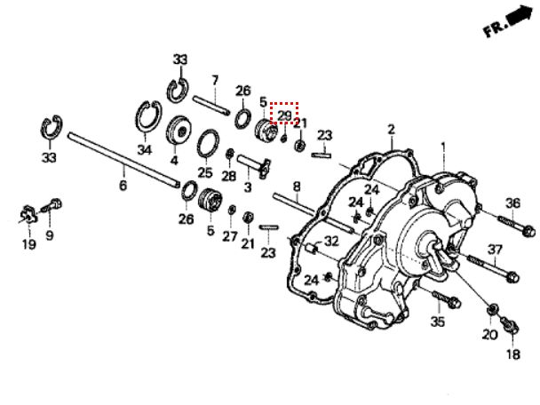 Уплотнительное кольцо, 6х1.5; Артикул Honda: 91315PC9004 (Оригинал)