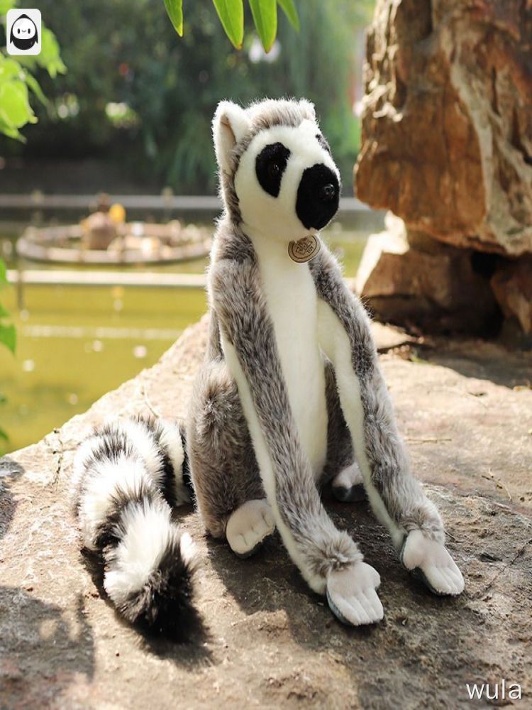 Мягкие игрушки животное, лемур / lemur-FunHoeo