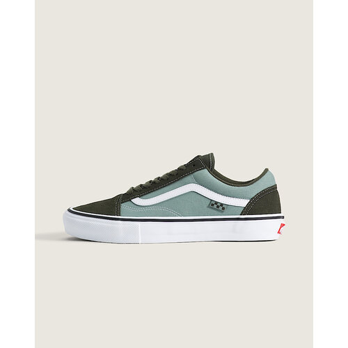 фото Кеды vans old skool, размер 9.5, серо-зеленый