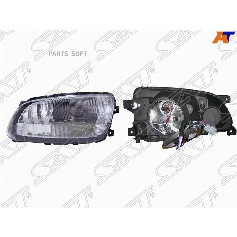 Фара Hino Dolphin Profia 01- / Ranger 01-17 (Слева) от официального дистрибьютора, SAT, артикул ST2191107L