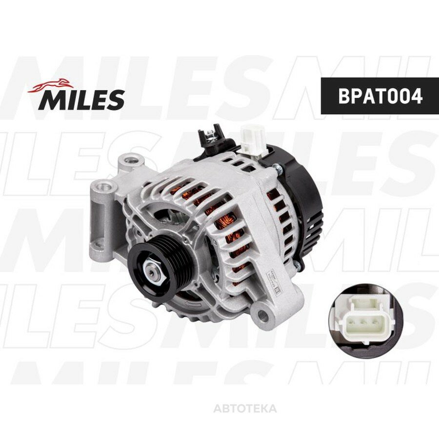 Генератор FORD FOCUS -04/C-MAX -07 1.4/1.6 105A BPAT004 MILES BPAT004