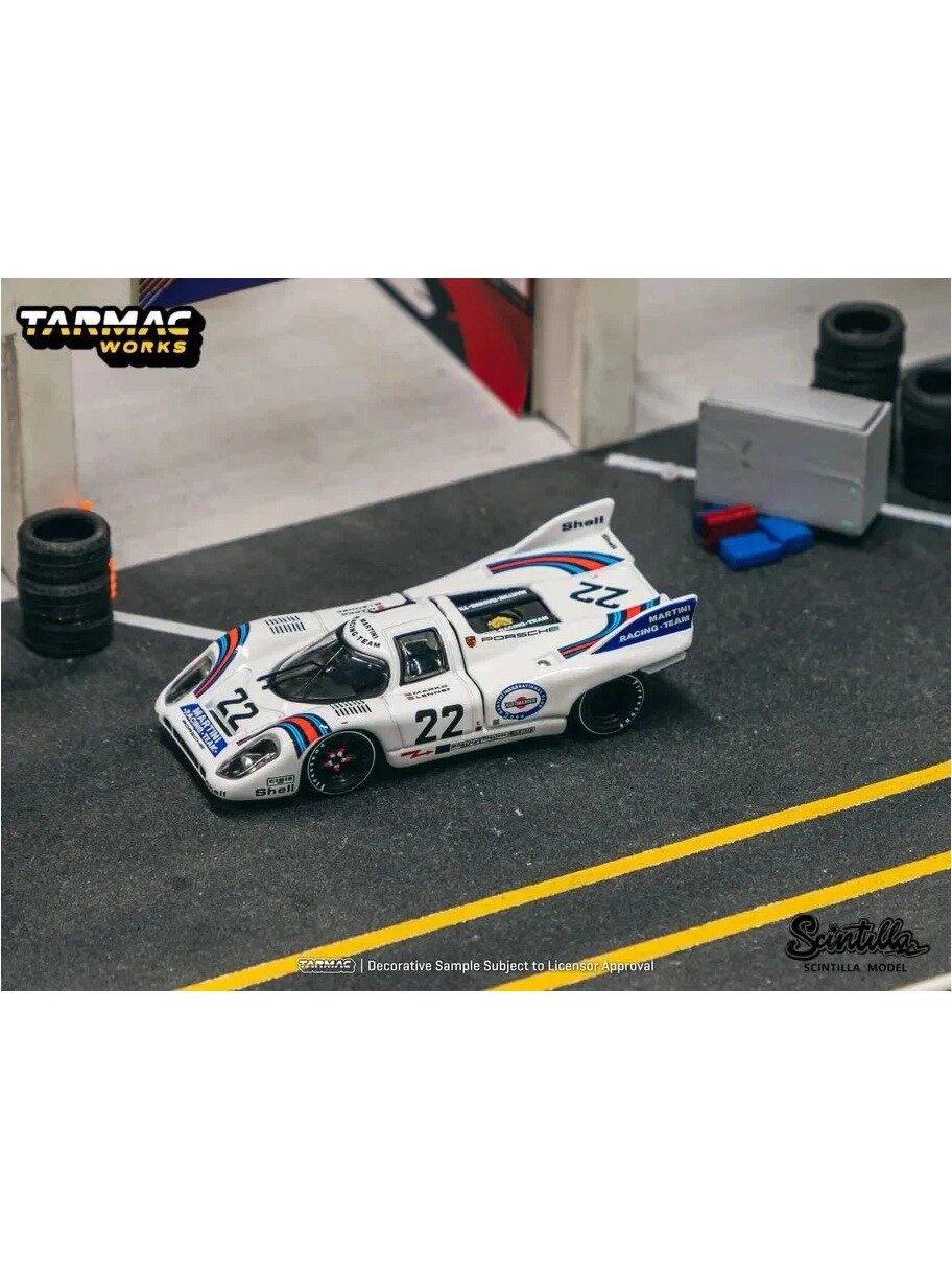 Машинка Tarmac works 1/64 Porsche 917 KH 24h Le Mans 1971 Winner #22 Литой под давлением автомобильной модели