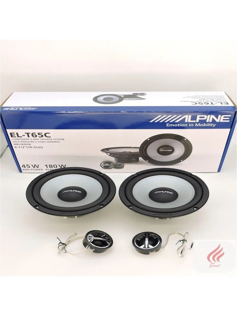 Компонентная автомобильная акустика Alpine EL-T65C, 16.5 см, 2 полосы, 45 Вт