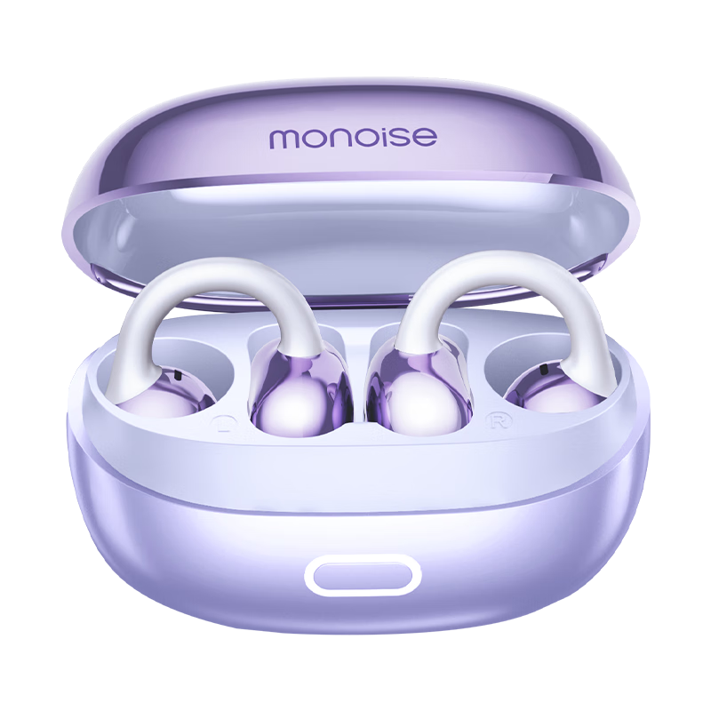 MONOISE 500W Bluetooth-наушники с заушником с ИИ-переводом и шумоподавлением для спорта Цвет：Muningzi | ИИ-перевод в