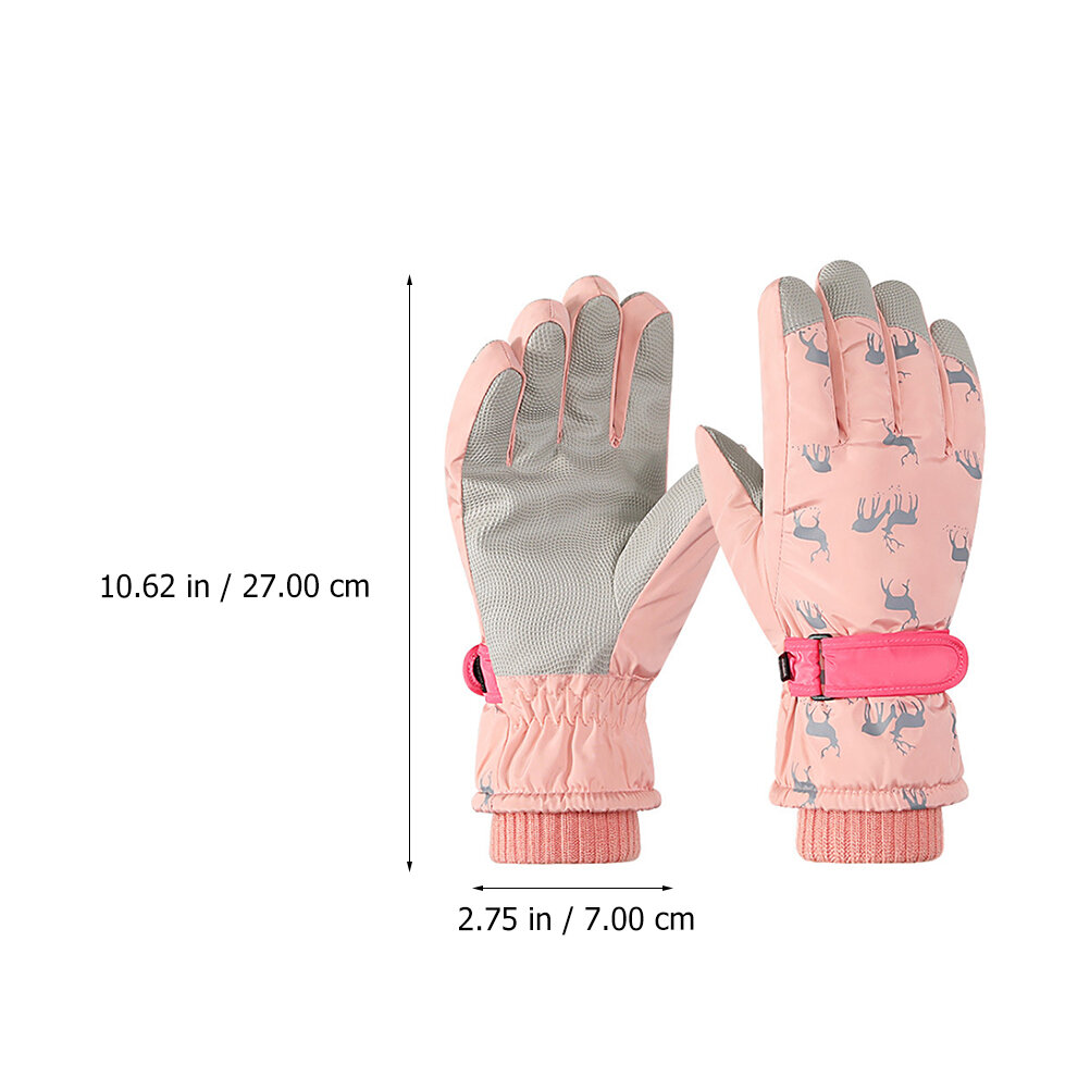 Перчатки Для Велосипеда Зимние На Открытый Воздух 1 Pair 27X21CM
