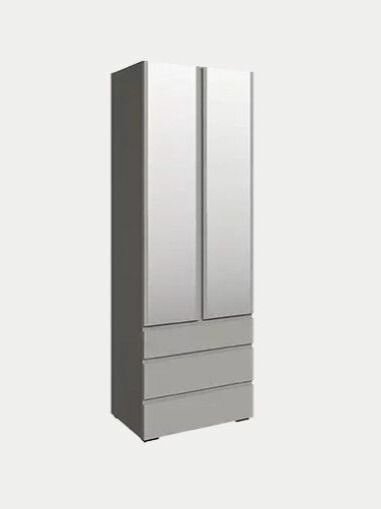 Шкаф Альта (0,8) мокко, с зеркалом 2300х800х520, микон