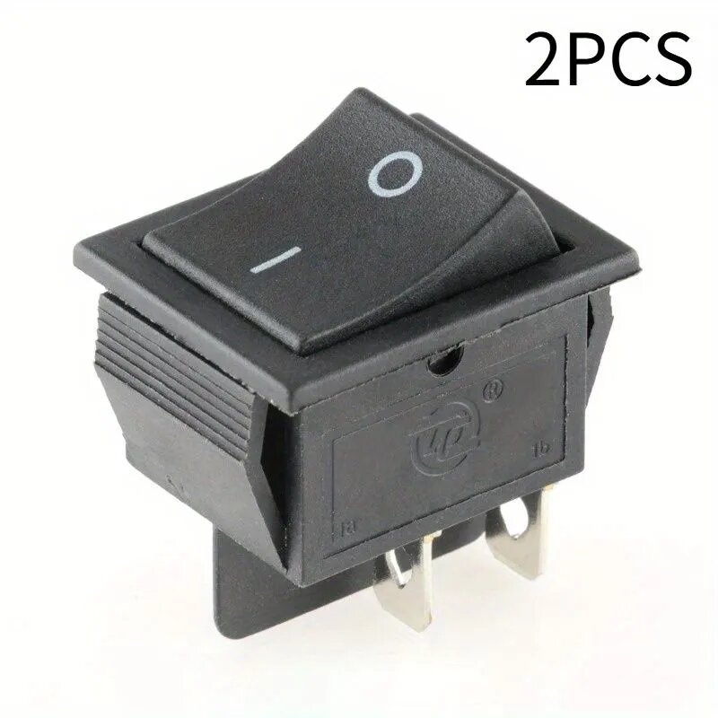 2шт KCD4 Rocker Switch ON OFF 4Pin со светодиодной подсветкой 40A 250V 220V 4 Pin для 2 положения 220 230V лампы