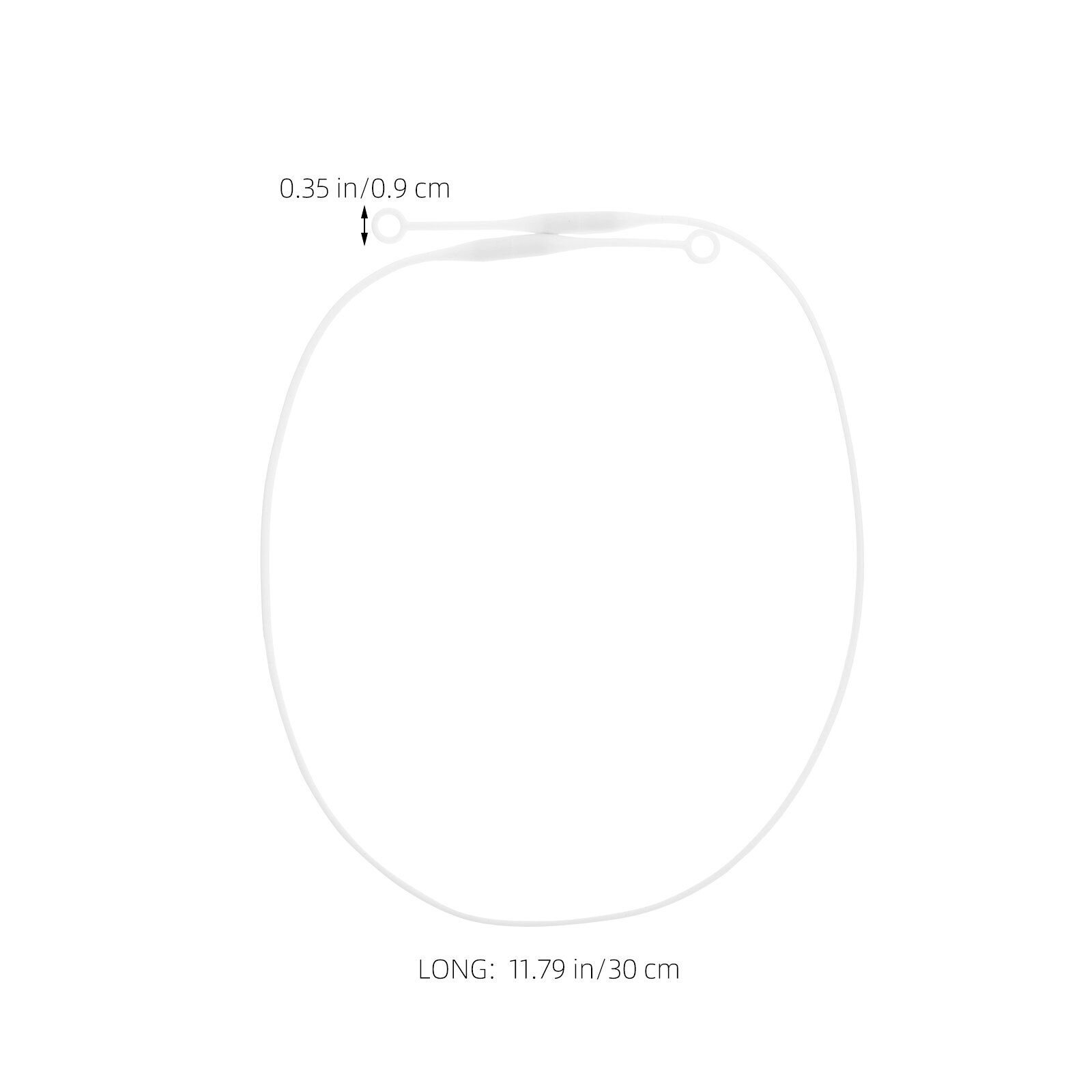 Silicone Earplug Cord Soft And Flexible Earbud Strap For Preventing Loss 30.00X0.90X0.60Cm