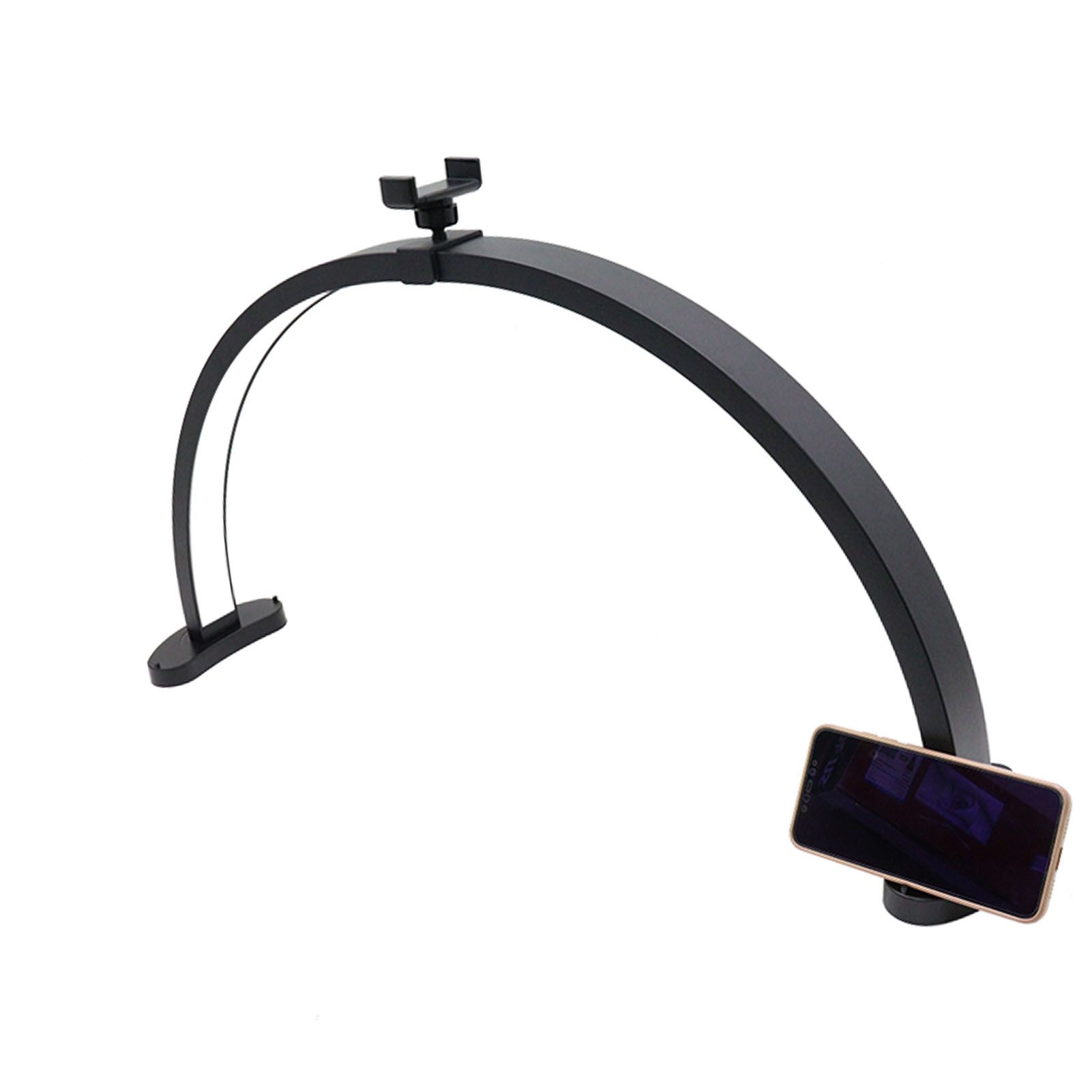Стильная LED лампа полукруглой формы, Half Moon Light with Phone Holder, для маникюра Европейский стандарт