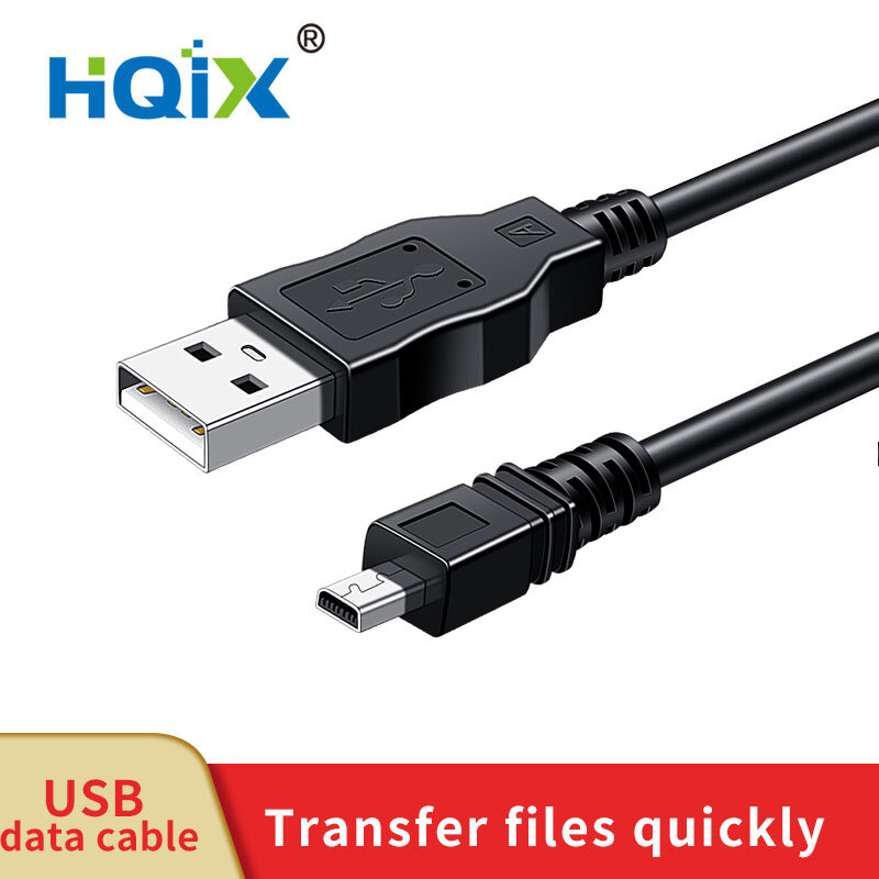 HQIX для Aigo DC-T80 T90 T1458 W120 W168 F300 F500 T200 T1068 T1258 W148 T1428 F360 F570 F580 T1268 V860 камера F-F2 Кабель для передачи данных