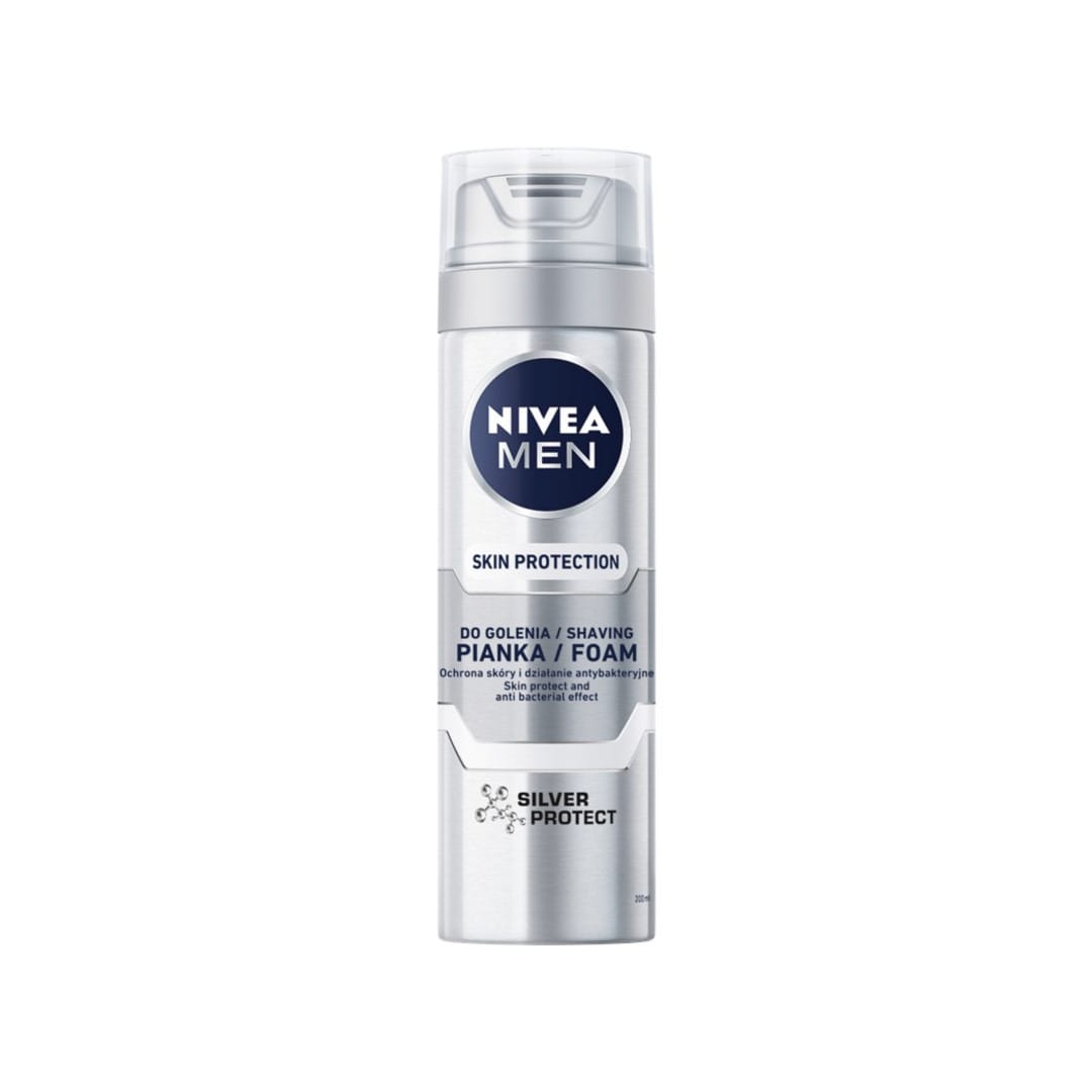 Пена для бритья Nivea Men Silver Protect, 200 мл