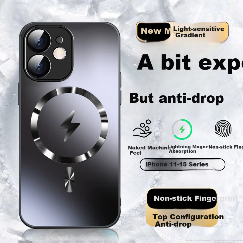Чехол для iPhone 11 с магнитным креплением MagSafe Полная защита Ультратонкий ударопрочный жесткий чехол Бизнес-стиль