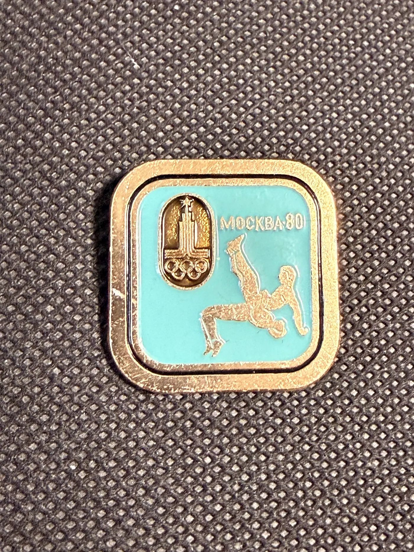Значок Москва 80 Олимпиада гимнастика