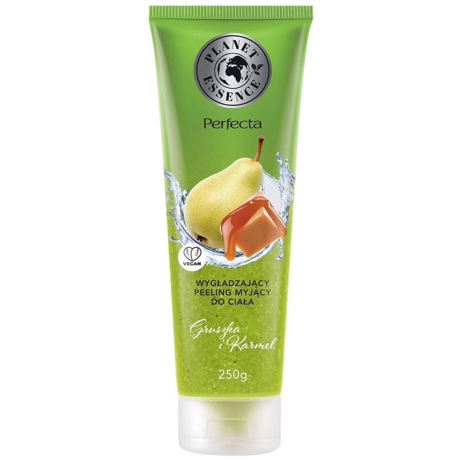 Скраб Perfecta Planet Essence, разглаживающий очищающий пилинг груша и карамель, 250 г