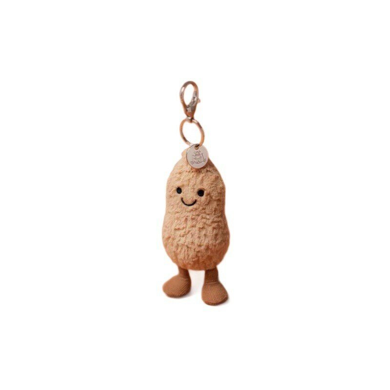 Плюшевый брелок Jellycat Peanut 9-12 см со всеми бирками и штампом, с мешком