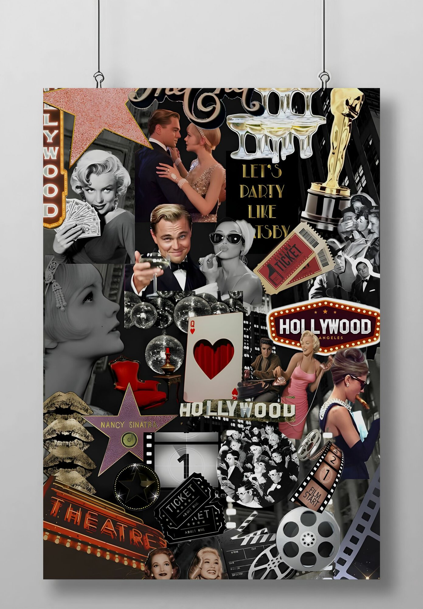 Постер/Плакат Голливуд (Hollywood)